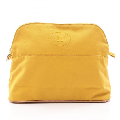 Hermes Pouch Bolide 30 Yellow Canvas GM