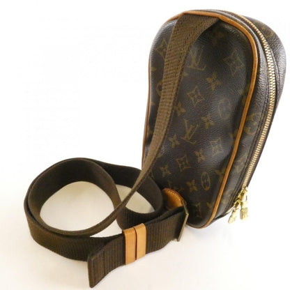 Louis Vuitton Monogram Pochette Gange Shoulder Bag Brown Marron — view 8