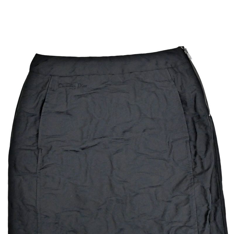 Dior Midi Skirt 527j57a2105 Size 36 Black Knee Length Women's Clothing