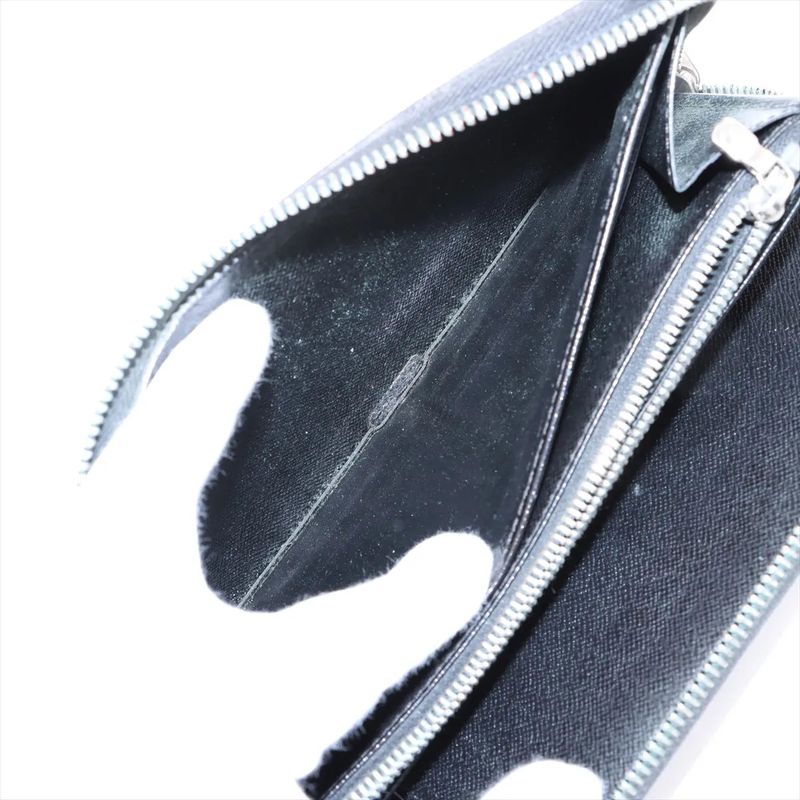 Louis Vuitton Damier Graphite Zippy Organizer N63077 Leather Long Wallet Round