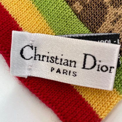Christian DIOR Wool Scarf Trotter Blawan