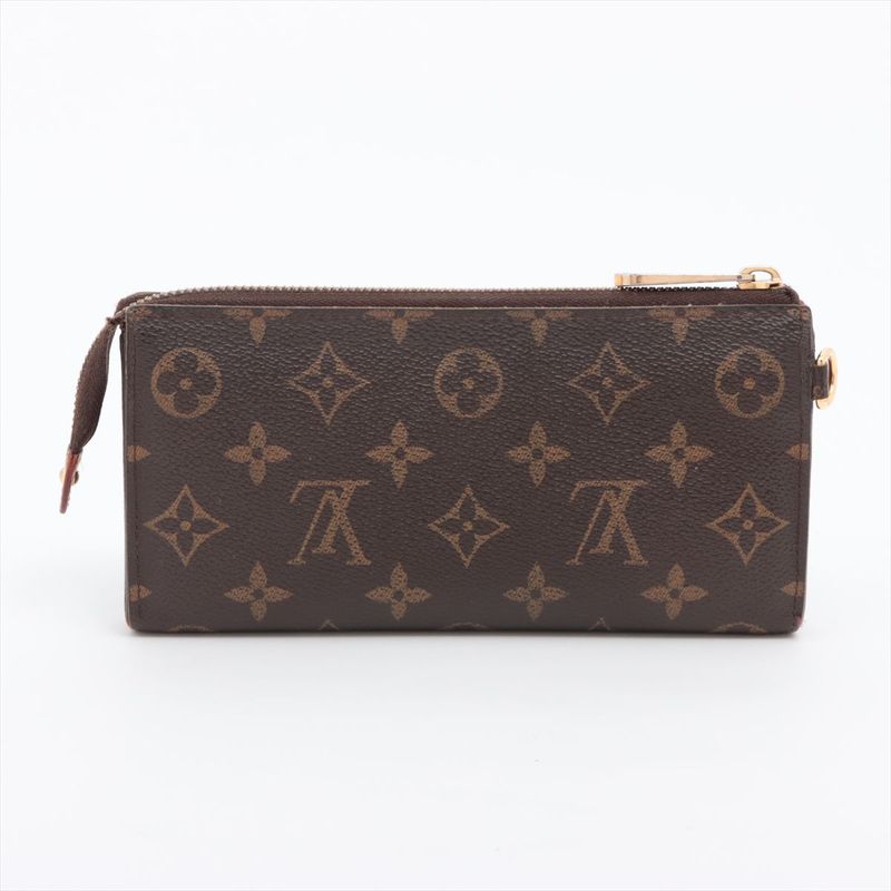Louis Vuitton Monogram Portefeuille Astrid Zippy Wallet Long Wallet M61781