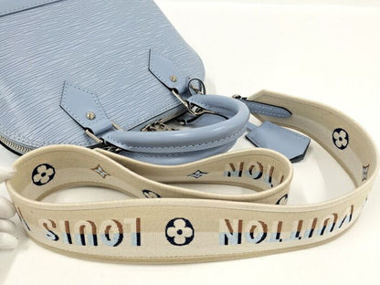 Louis Vuitton Alma BB 2WAY Handbag Epi Leather Blue Nuage M59345