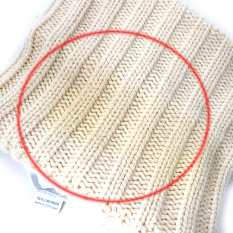 CHANEL Sports 100% Cashmere Coco Mark Plate Knit Hat Knit Cap