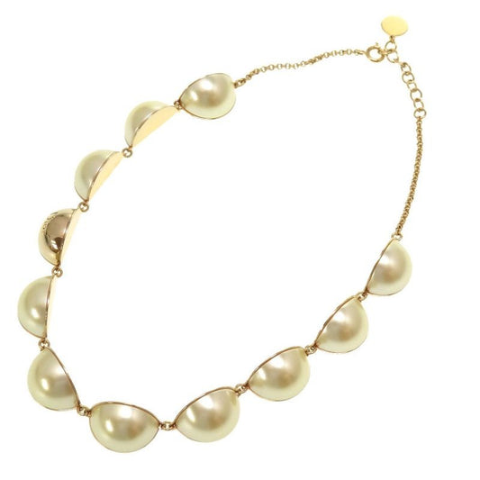 Dior Gold Metal Choker Accessory Necklace 0128