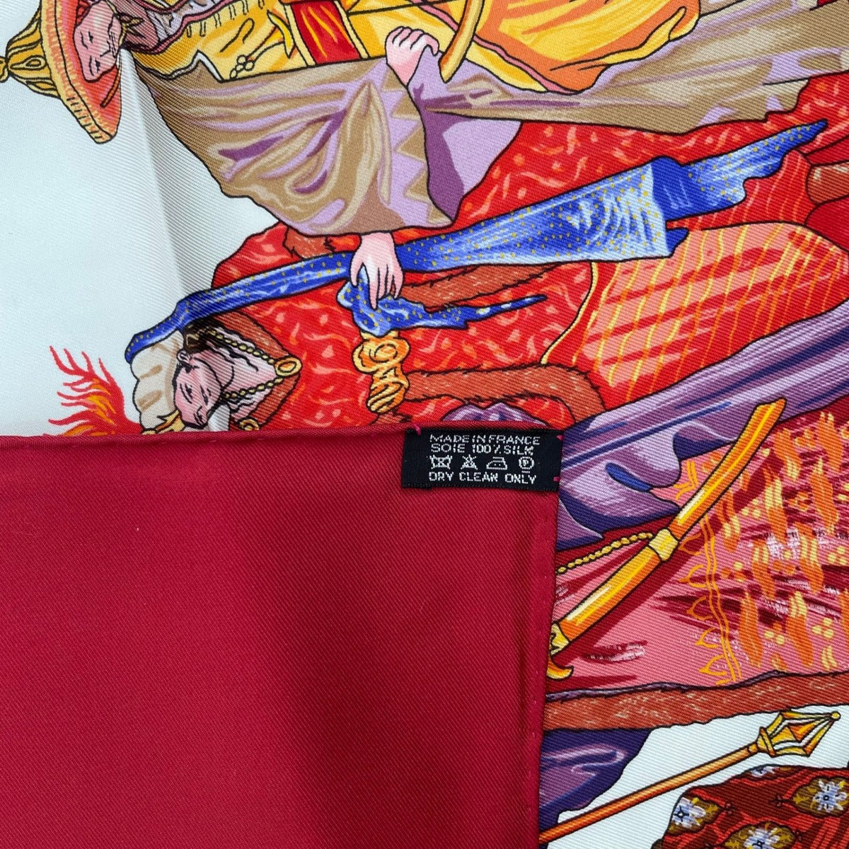 Hermes Carre 90 Silk Scarf Turqveries en L'honneur de Mht Turkish March — view 11