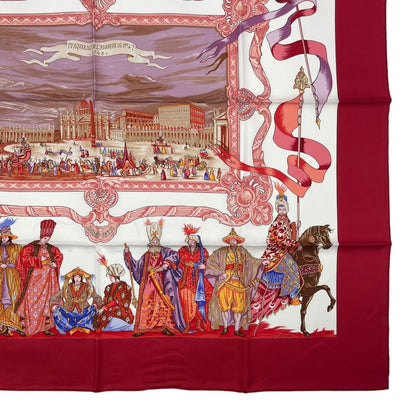 Hermes Carre 90 Silk Scarf Turqveries en L'honneur de Mht Turkish March — view 6