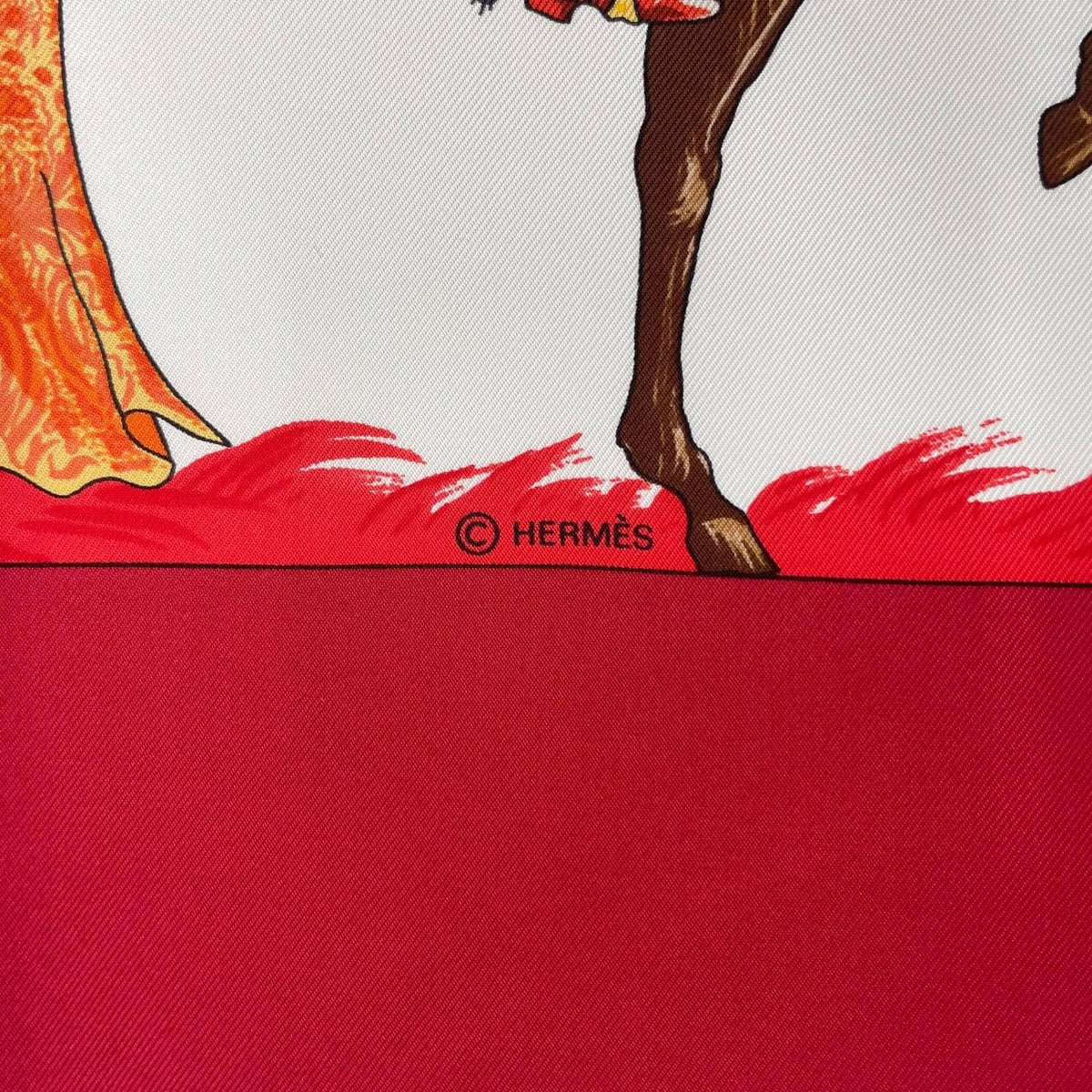 Hermes Carre 90 Silk Scarf Turqveries en L'honneur de Mht Turkish March — view 10