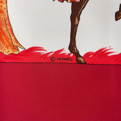 Hermes Carre 90 Silk Scarf Turqveries en L'honneur de Mht Turkish March — view 10