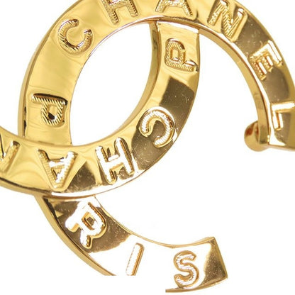 Chanel CC Logo Pin Brooch Gold Metal — view 6
