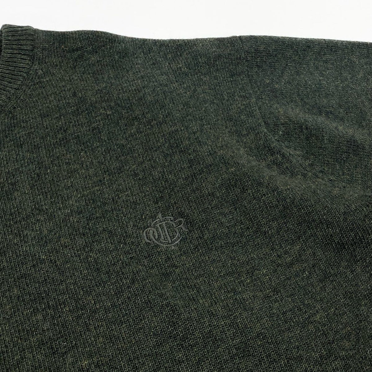 Dior Vintage One Point Logo Nep Knit Sweater One — view 4