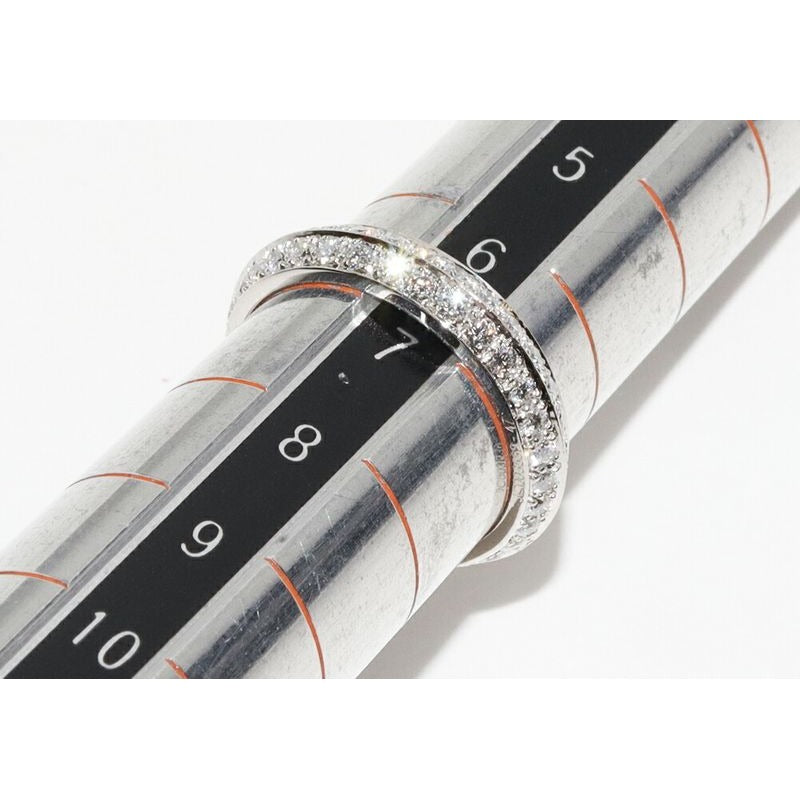 Van Cleef & Arpels Pt950 Couture Eternity Ring With 66 Diamonds — view 2