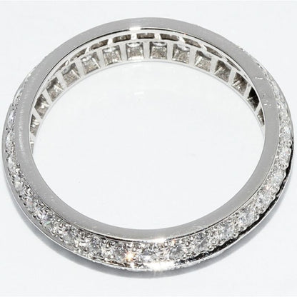Van Cleef & Arpels Pt950 Couture Eternity Ring With 66 Diamonds — view 5