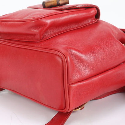 Richard Kyoto Store Gucci Control Card Bamboo Leather Mini Backpack Sac