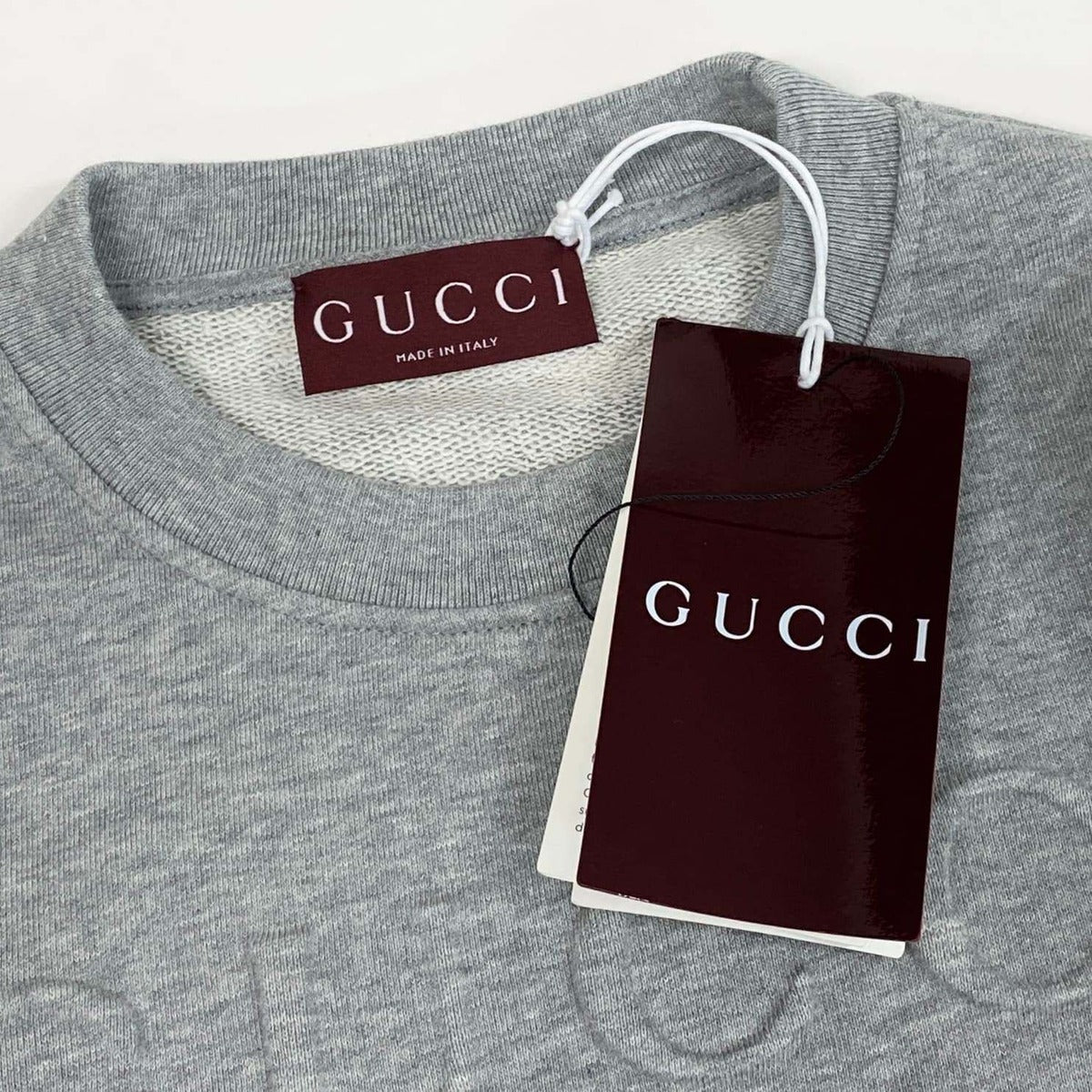 Gucci Sweatshirt Trainer Cotton Jersey XS Gray Sneaker — view 6