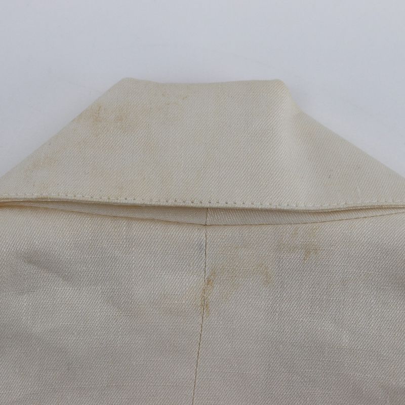 Hermes Skirt Suit Linen White Women's Set-up