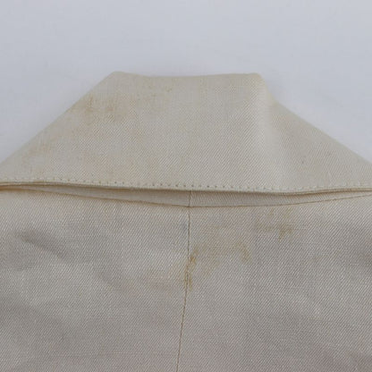 Hermes Skirt Suit Linen White Women's Set-up