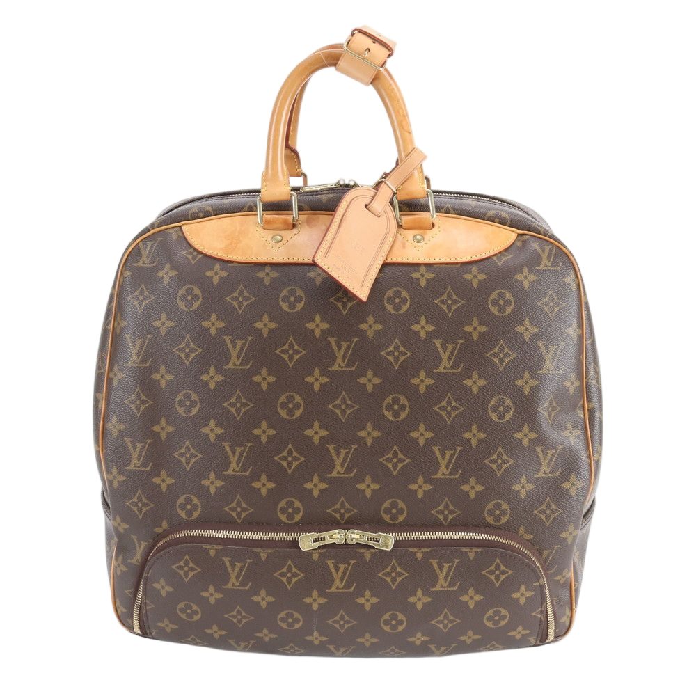 Louis Vuitton Monogram Evasion Leather Boston Bag Business Trip Tote Travel