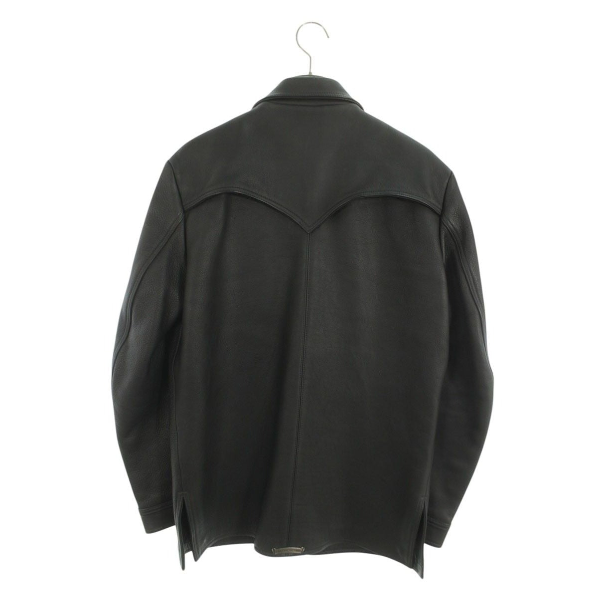 Chrome Hearts Hunting Jacket Crow Button Leather — view 2