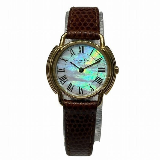Dior Quartz Watch Leather White