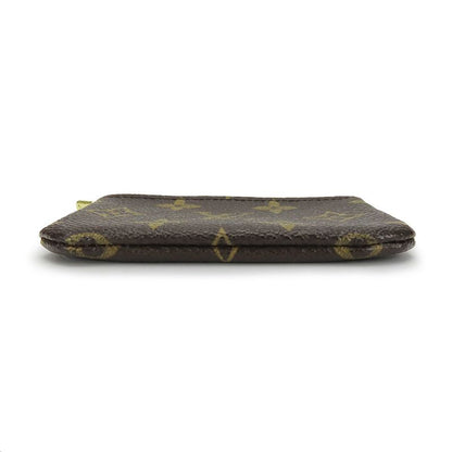Louis Vuitton Coin Case Pochette Cles M62650 Monogram Brown Gold Hardware Pouch