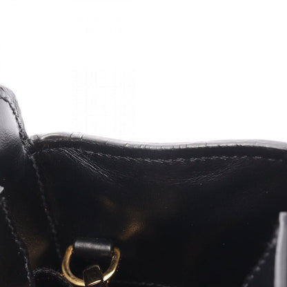 Prada Handbag Saffiano Black Leather 2-Way — view 8