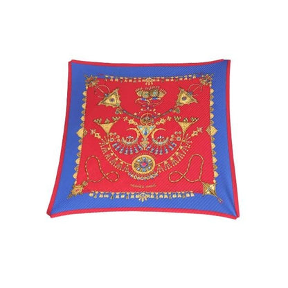 Hermes Pleated Carre Scarf Papules Des Sables Desert Accessories