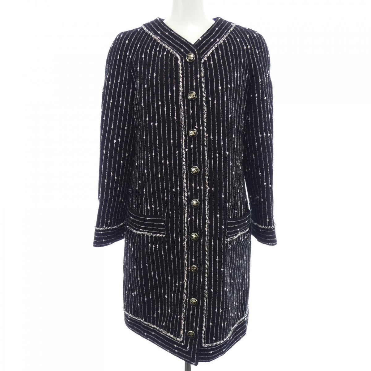 Chanel Coat Black 36