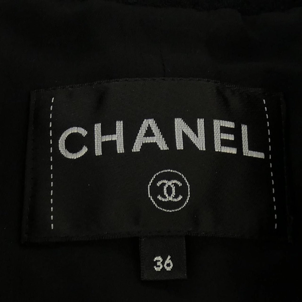 Chanel Coat Black 36 — view 5