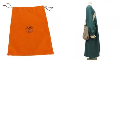 Hermes Shoulder Bag Evelyn 2PM Taurillon Clemence Etoupe Gradient Silver