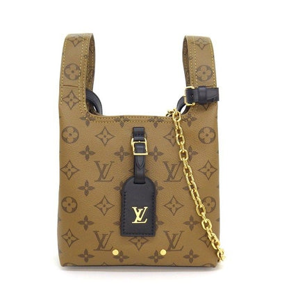 Louis Vuitton Shoulder Bag Atlantis BB Monogram Reverse Canvas Black