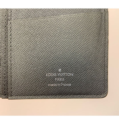 Louis Vuitton Portefeuille Brother Bifold Long Wallet M32653 Gray