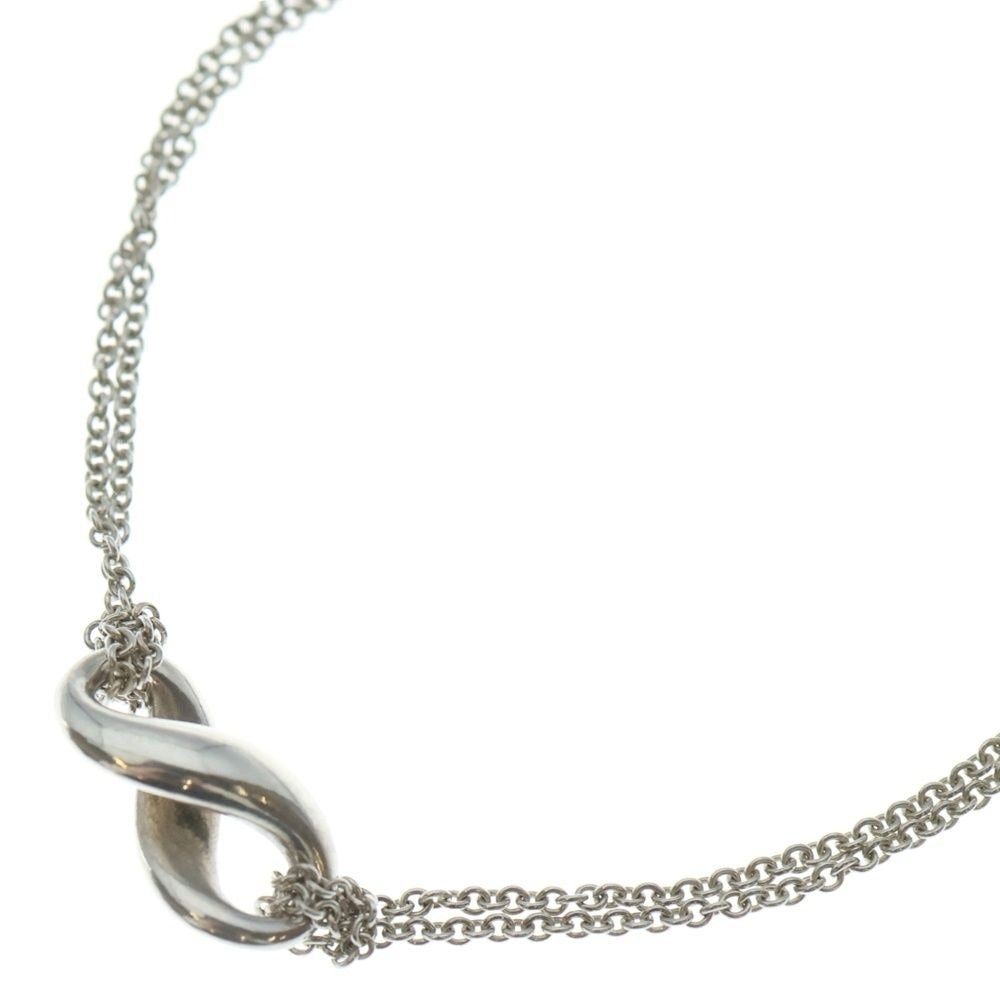 Tiffany & Co. Infinity Necklace Pendant Chain Silver