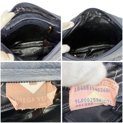 Bottega Veneta One Shoulder Bag Intrecciatoleather Navy Dark Blue 2WAY Hobo Soho