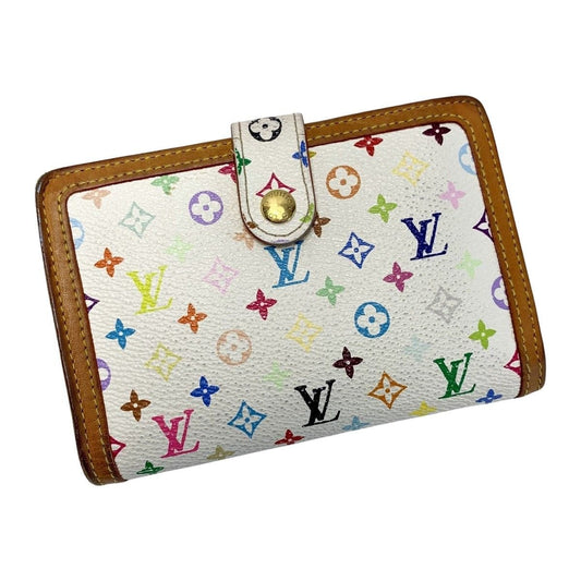 Louis Vuitton Monogram Multicolor Porte Monnaie Viennese Bronze Fold