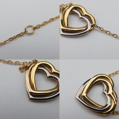 Cartier Trinity Heart Gold And White Togo Old And Rose Gold Au750 B7061100