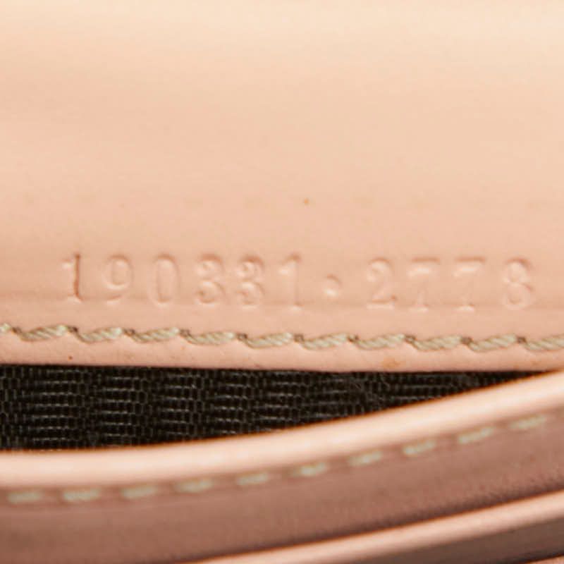 Gucci GG Crystal 190331 Pink PVC Leather Ladies Gucci