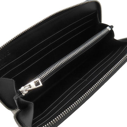 Loewe Long Wallet Repeat Anagram Zip Around Wallet Calfleather White Silver