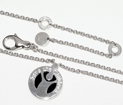 Bulgari Pendant Necklace SV Onyx 1P Ruby 1P (007ct) Save The Children Pendant