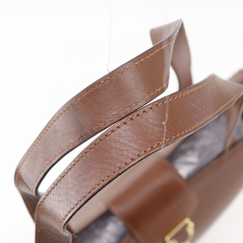 Celine Vintage Calf Brown Women's Tote Bag