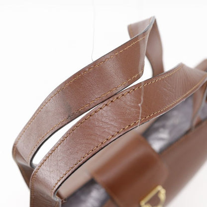 Celine Vintage Calf Brown Women's Tote Bag