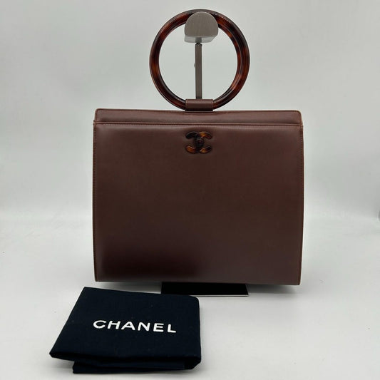 Chanel Tortoiseshell Handle Handbag No 5