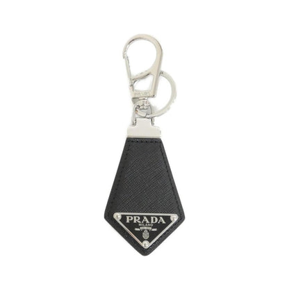 Prada Key Ring Silver Nero