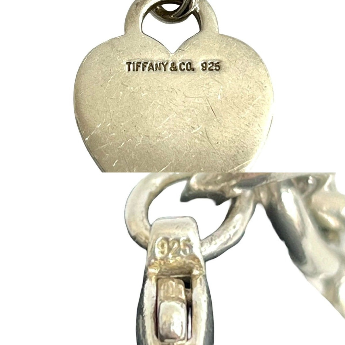 Tiffany & Co Heart Tag Bracelet Chain Bangle — view 3