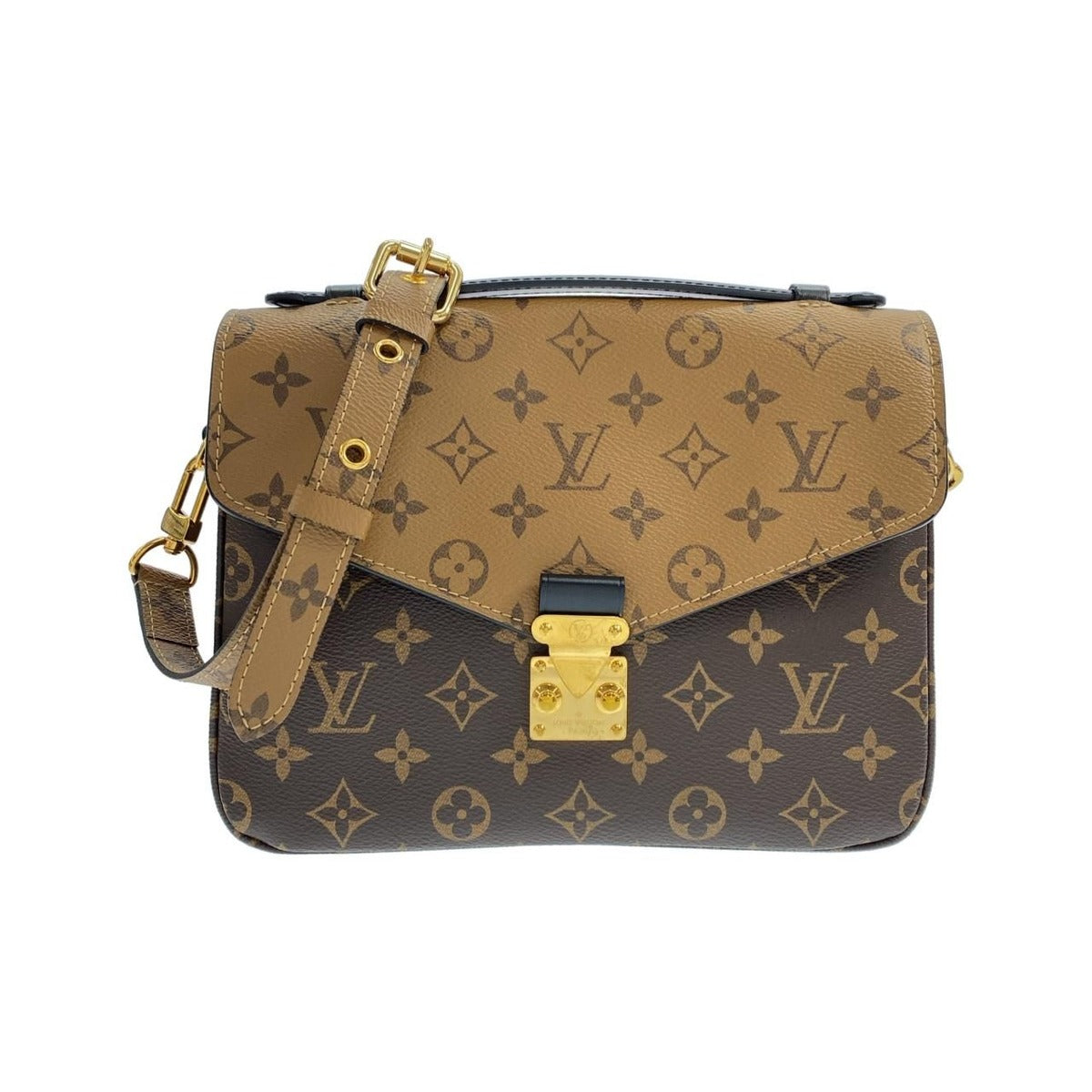Louis Vuitton Monogram Reverse Pochette Metis MM Bag