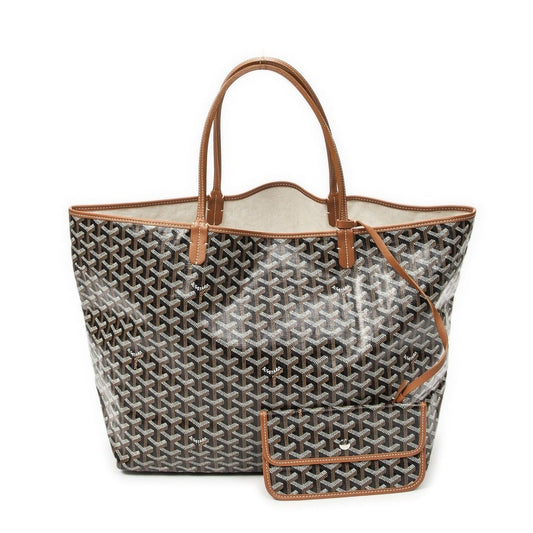 Goyard St Louis Brown Rudin Canvas Messenger Bag