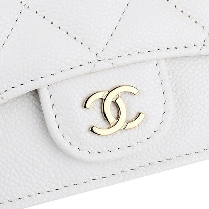Chanel Coin Case White