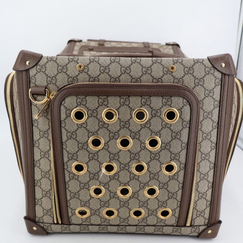 Gucci GG Small Pet Carry With Web Stripe