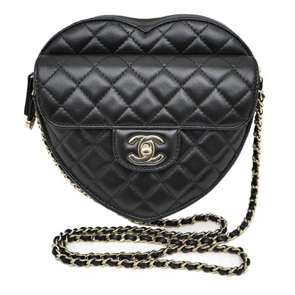 Chanel Heart Handbag Gold