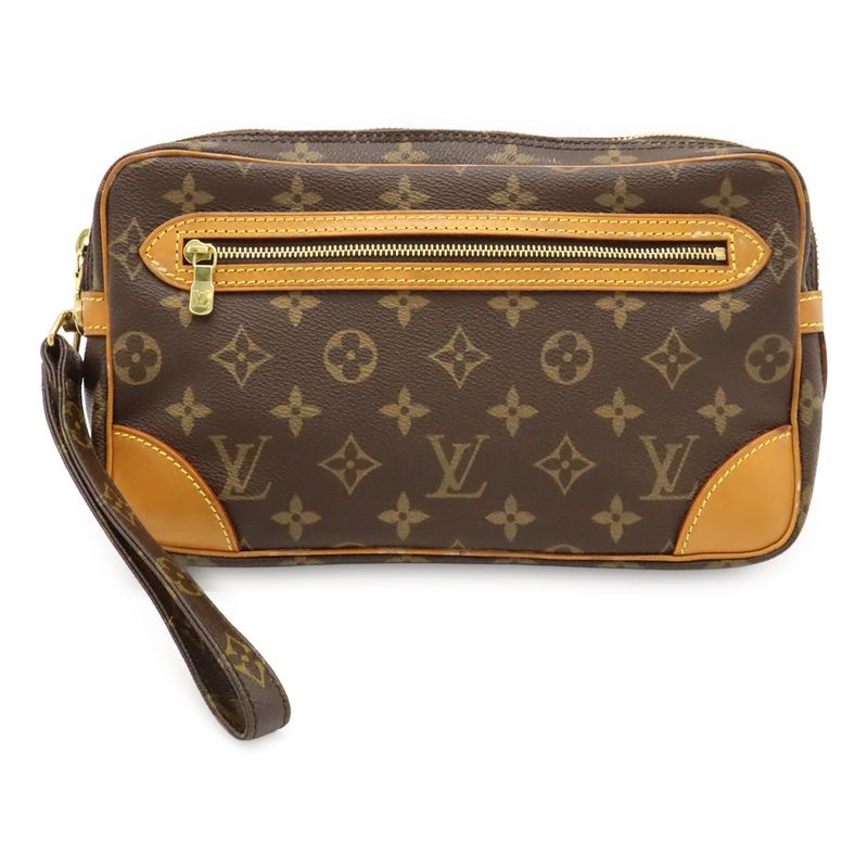 Louis Vuitton Monogram Marly Dragonne Second Bag Handbag Clutch Bag Men M51825